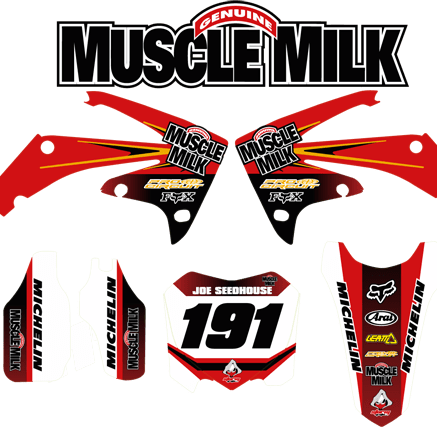 Honda CRF 250-450 Muscle Milk Kit 2010-2012